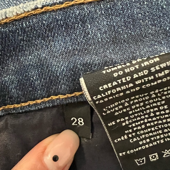 J Brand Skinny Distressed Jeans, Size 28 - Picture 5 of 6